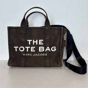 Marc Jacobs Black and Brown Messenger Bag